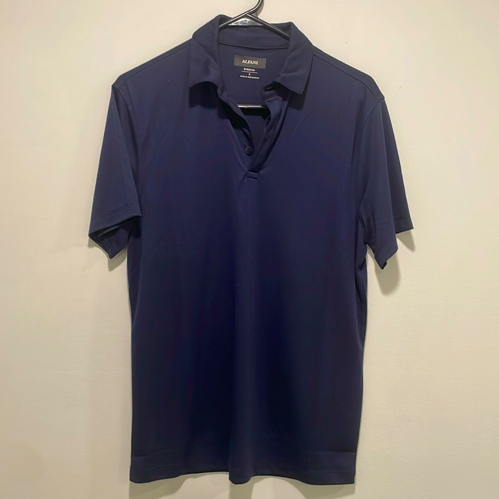 alfani Collar short sleeve t shirt